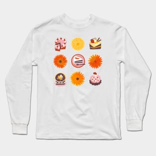 Cake and Calendula Long Sleeve T-Shirt